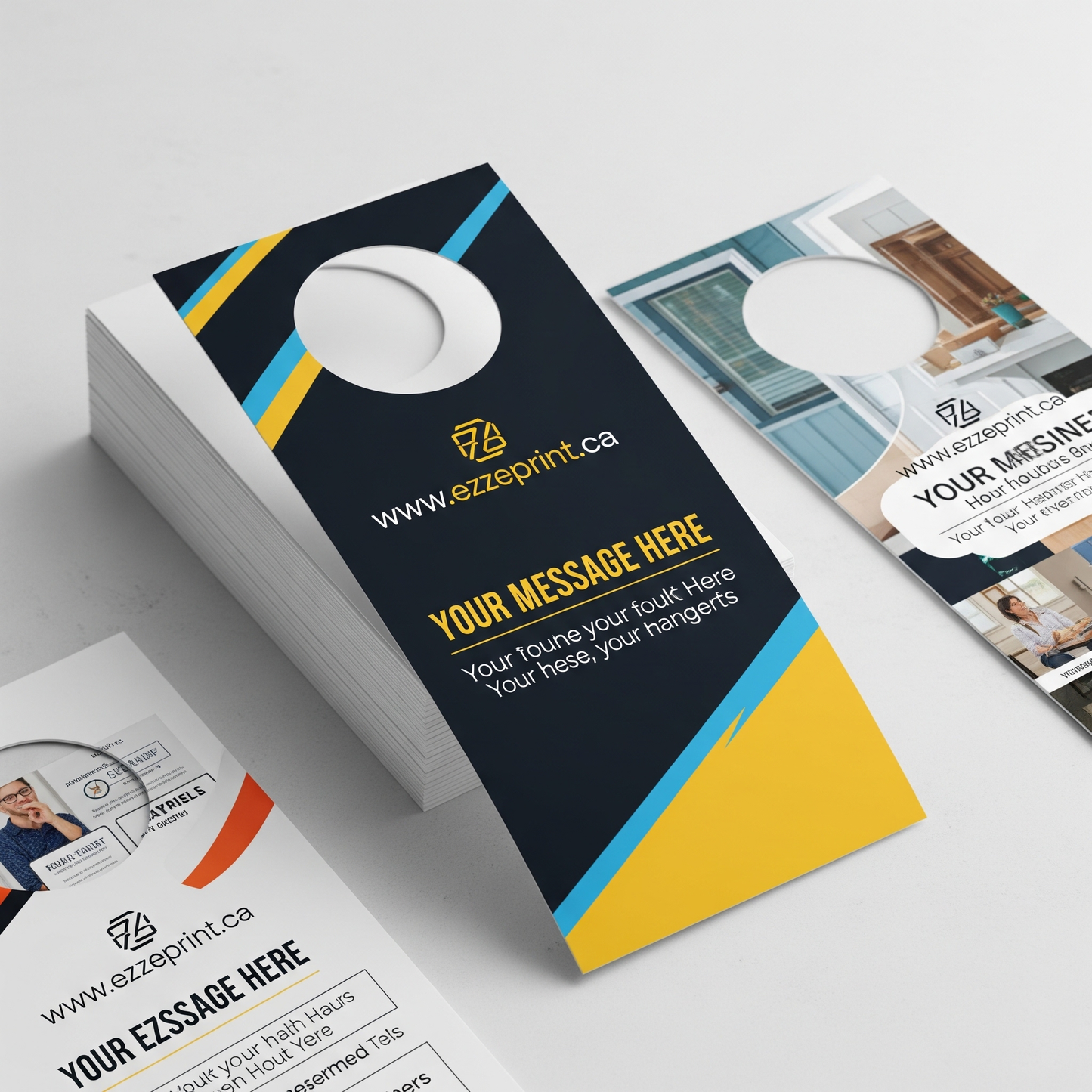 Door Hangers 3.5" x 8.5" - Same Day Pickup