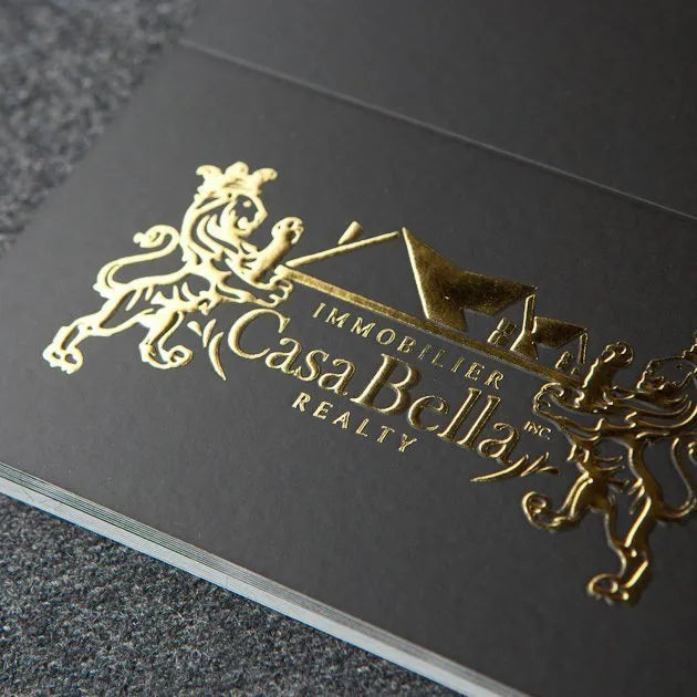 Business Cards Raised Metallic Foil