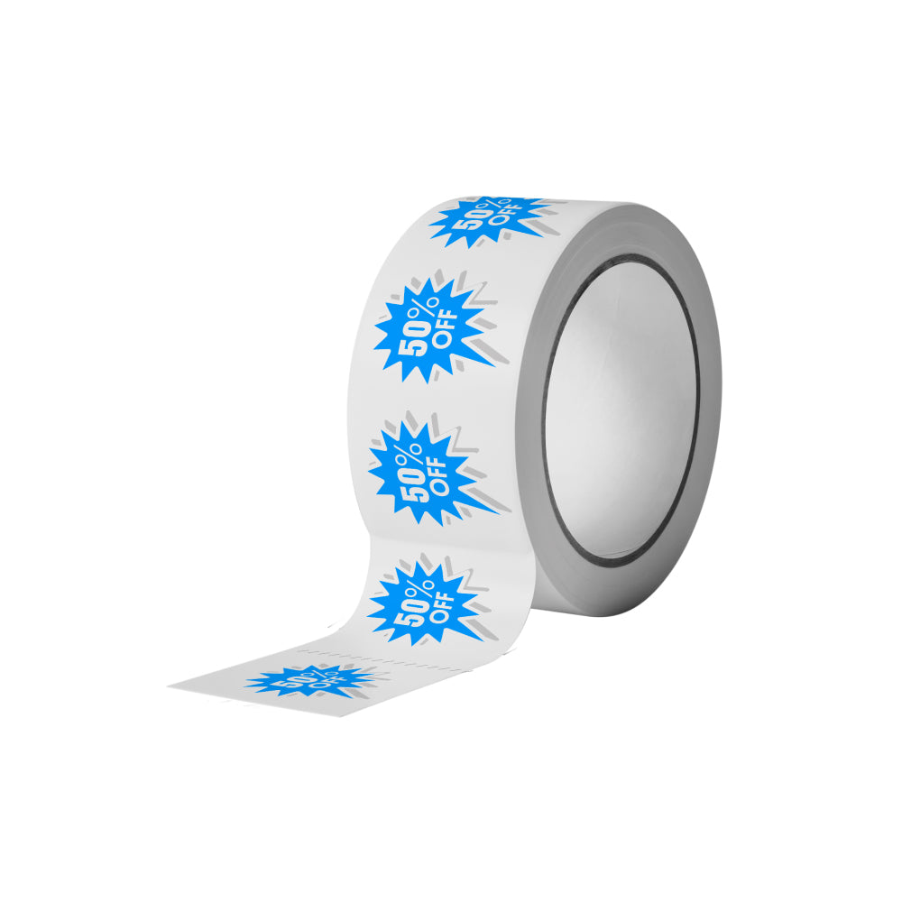 White Paper Permanent Roll Labels