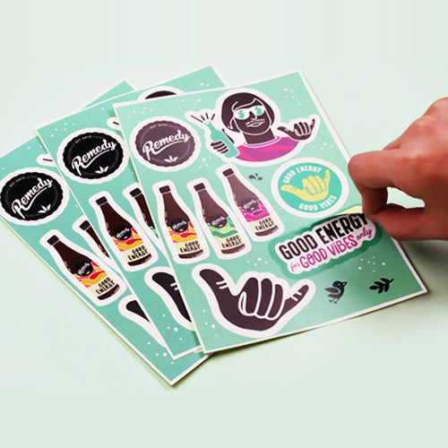 Paper Labels 8.5" x 11" Sheet - Same Day Pickup