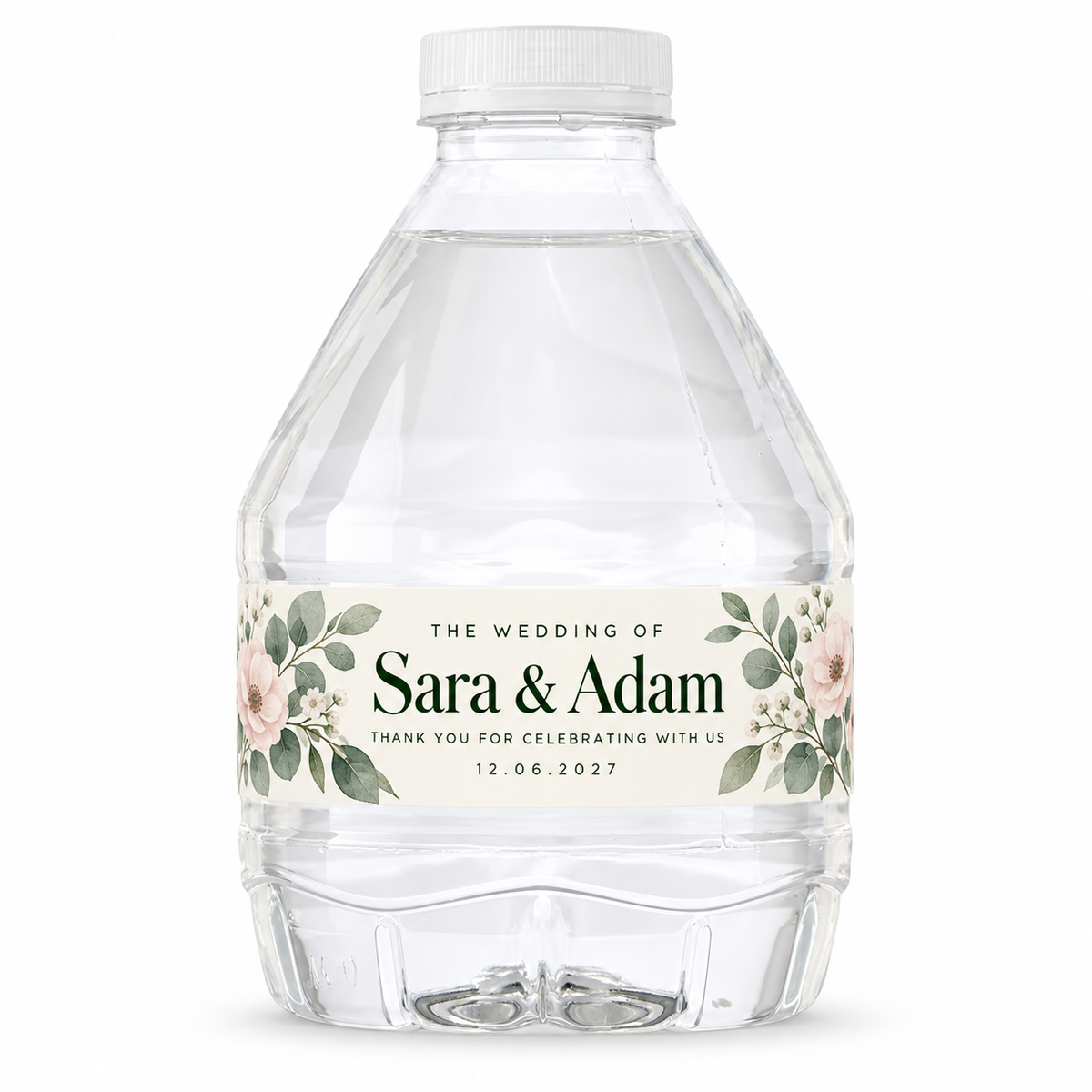 Custom Water Bottle Labels – 10 Labels per Sheet (Min. 6 Sheets)