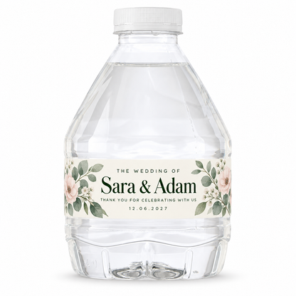 Custom Water Bottle Labels – 10 Labels per Sheet (Min. 6 Sheets)
