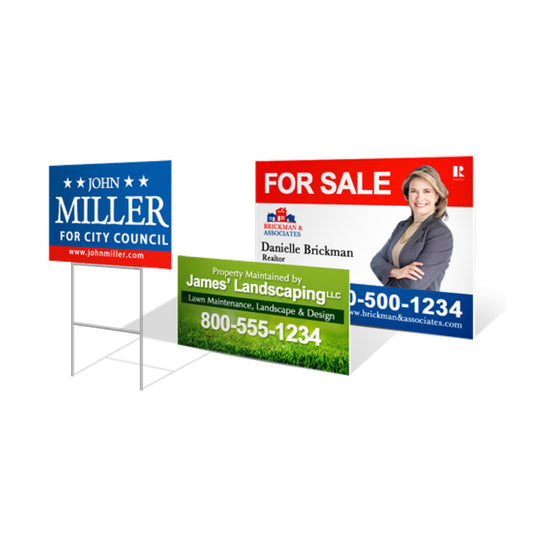 Lawn Signs One Sided Print