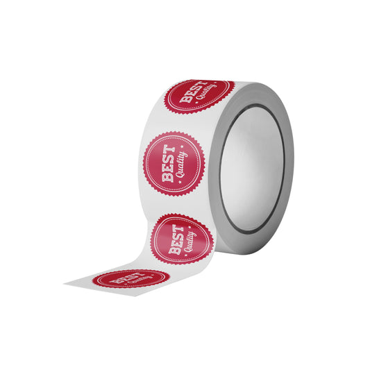 PET Silver Matte Roll Labels