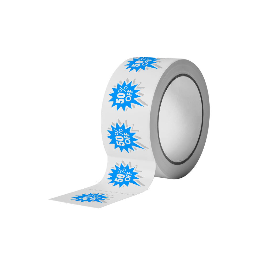 Silver Foil Paper Permanent Roll Labels