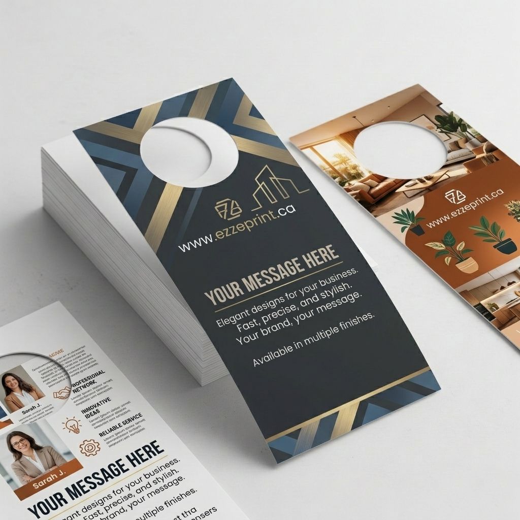 Door Hangers 4.25" x 11" - Same Day Pickup