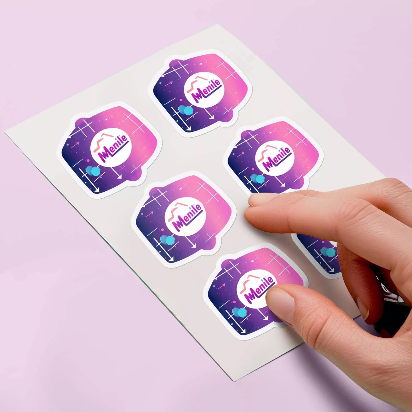 Vinyl Labels 8.5" x 11" Sheet - Same Day Pickup